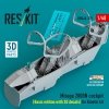 RESKIT RSU48-0375 Mirage 2000N cockpit (Basic edition with 3D decals) for Kinetic kit (3D Printed) (1/48)